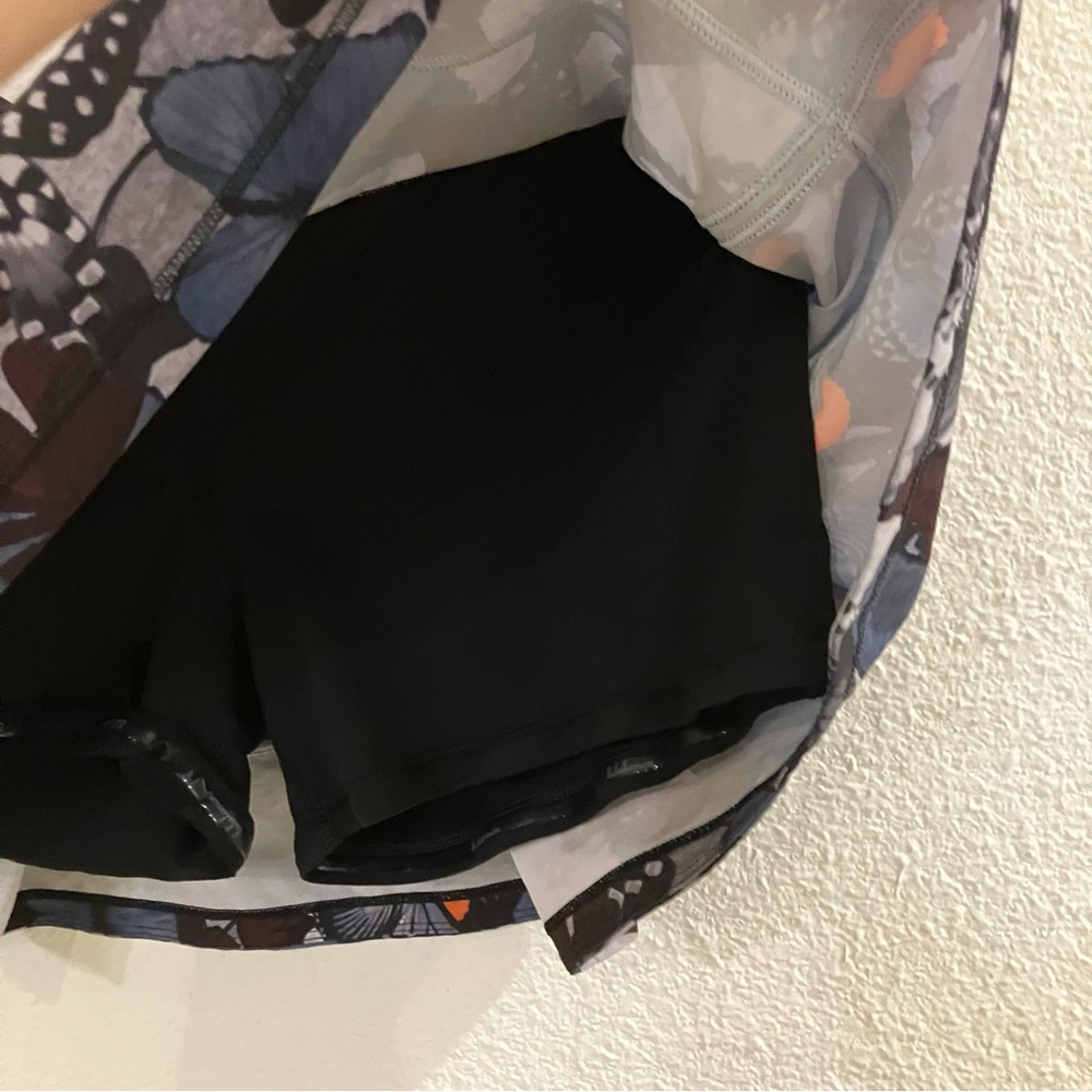 lululemon athletica Black and Orange Butterfly Mini Skirt - Picture 5 of 5